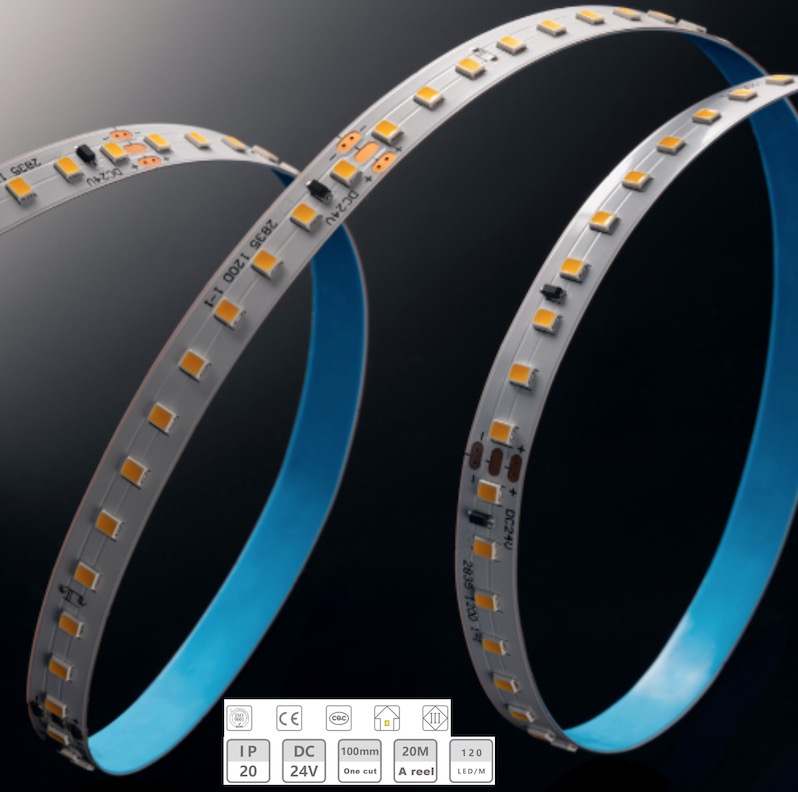 24V-10MM-20M لا يوجد شريط ضوء إسقاط