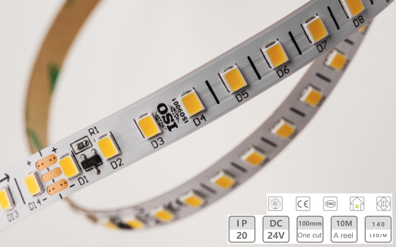 24V-8MM-140D شريط الجهد المنخفض